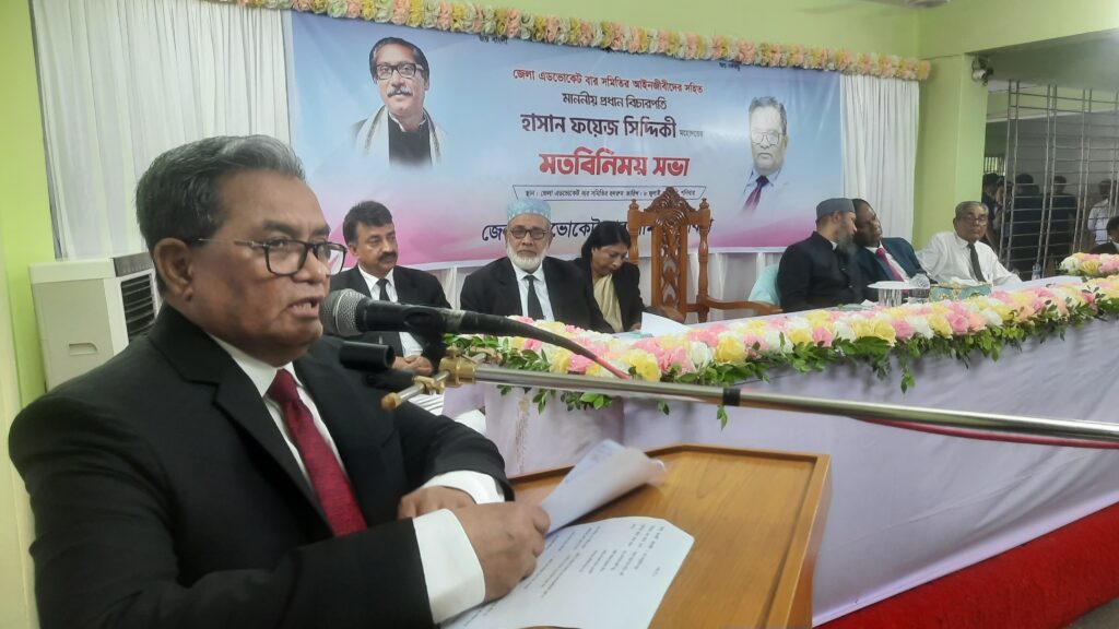 জুডিশিয়াল দূর্বল হলে সে রাষ্ট্রকে শক্তিশালী রাষ্ট্র বলা যাবে না– পাবনায় প্রধান বিচারপতি